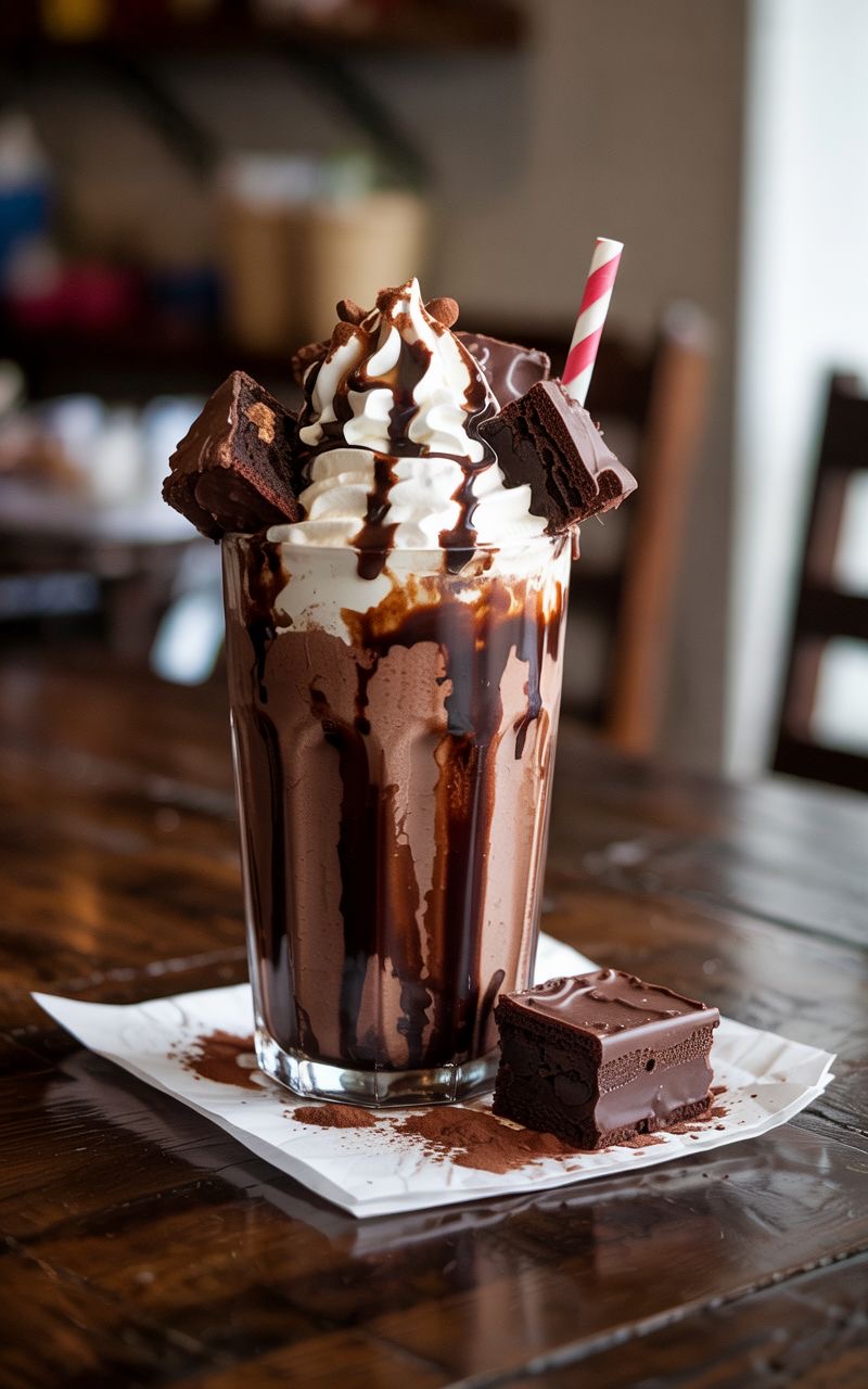 Chocolate Brownie Milkshake